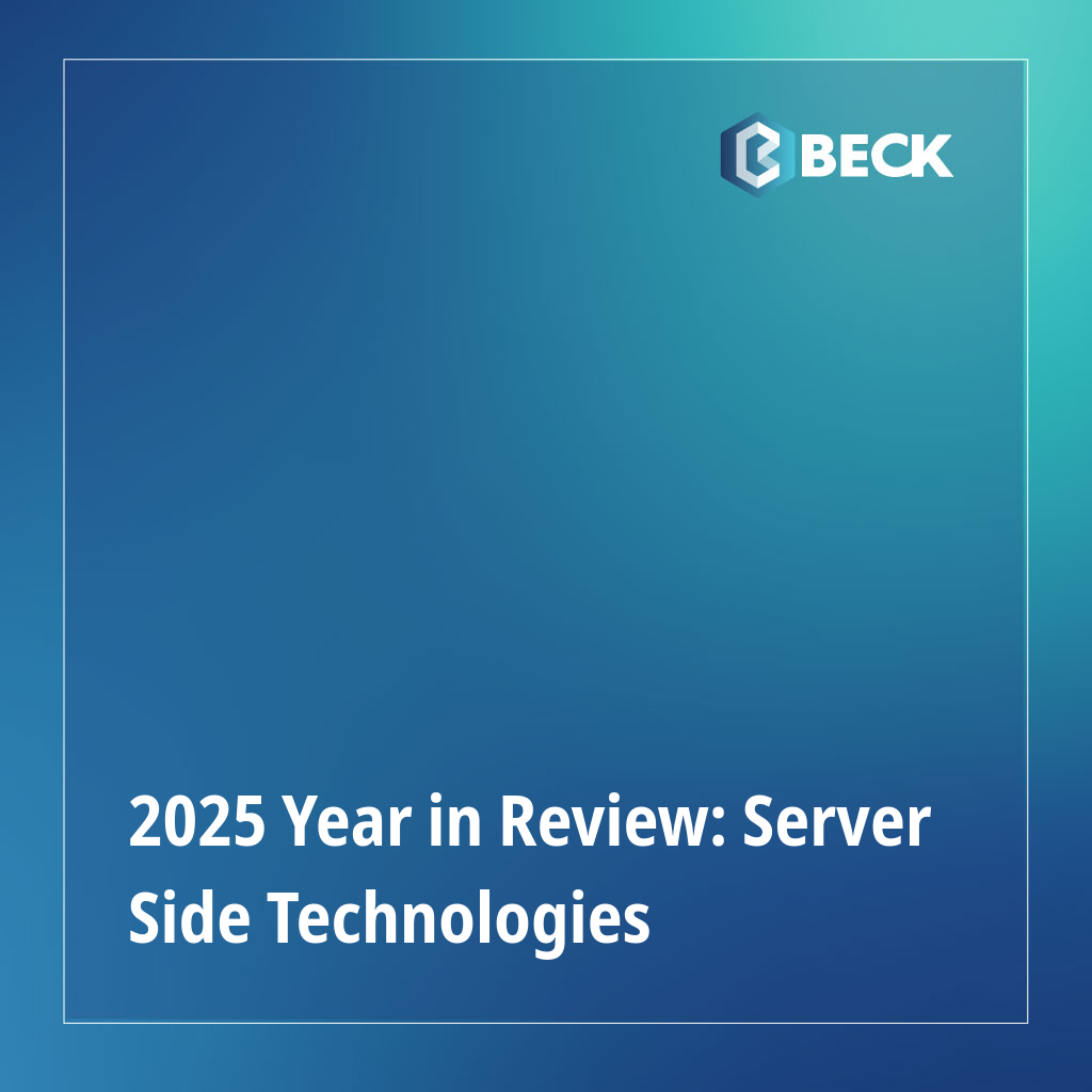 2025 Year in Review: Server Side Technologies
