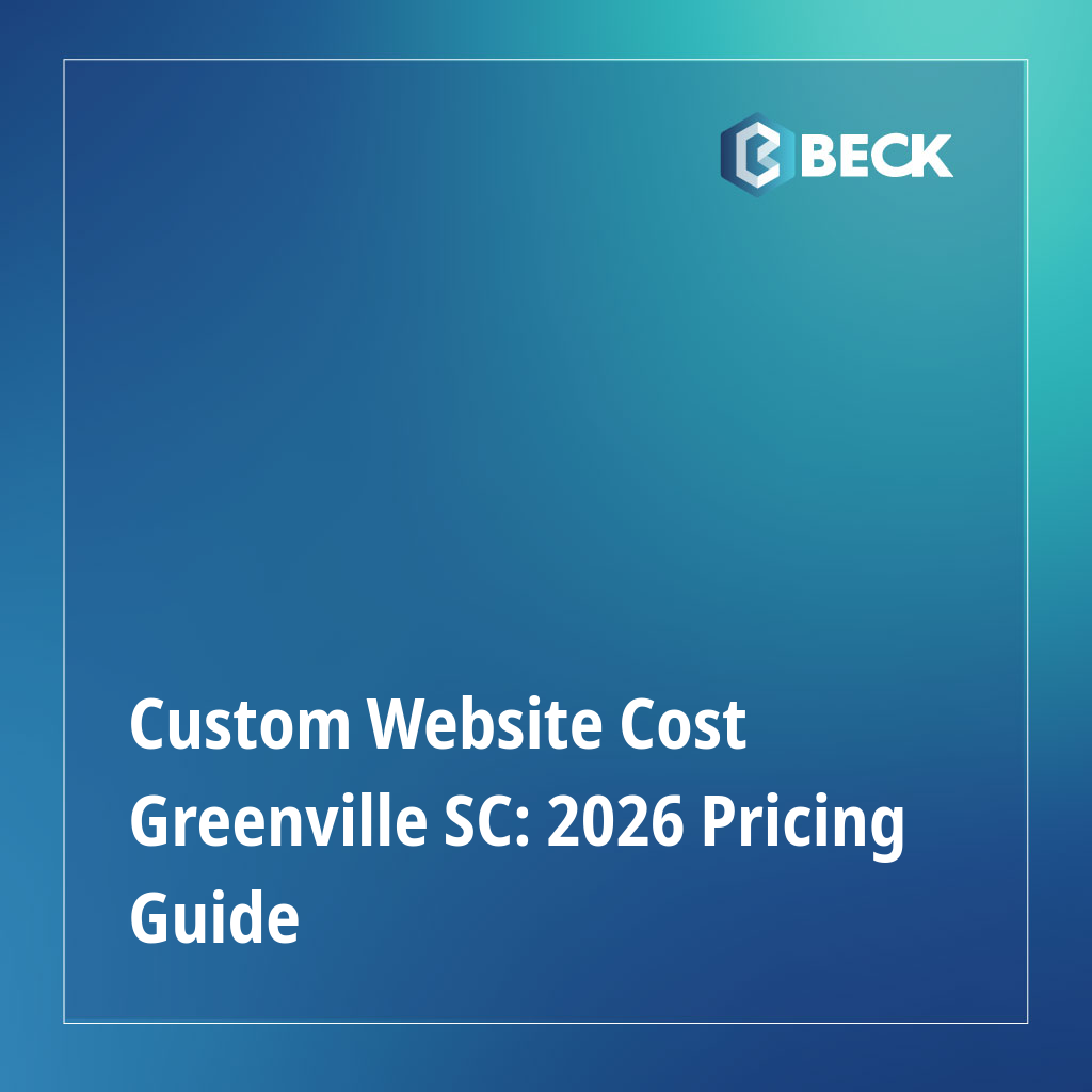 Custom Website Cost Greenville SC: 2026 Pricing Guide