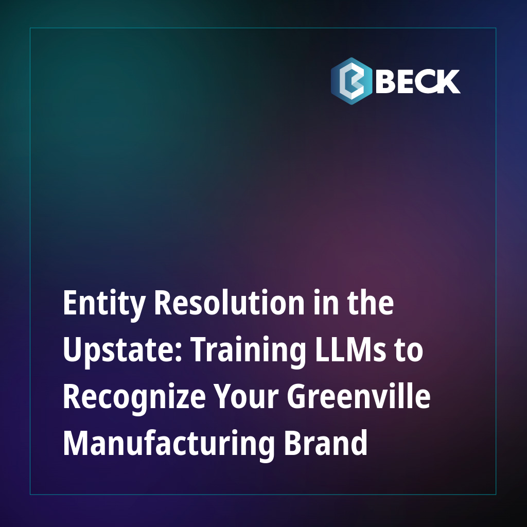 Entity Resolution in the Upstate: Training LLMs to Recognize Your Greenville Manufacturing Brand