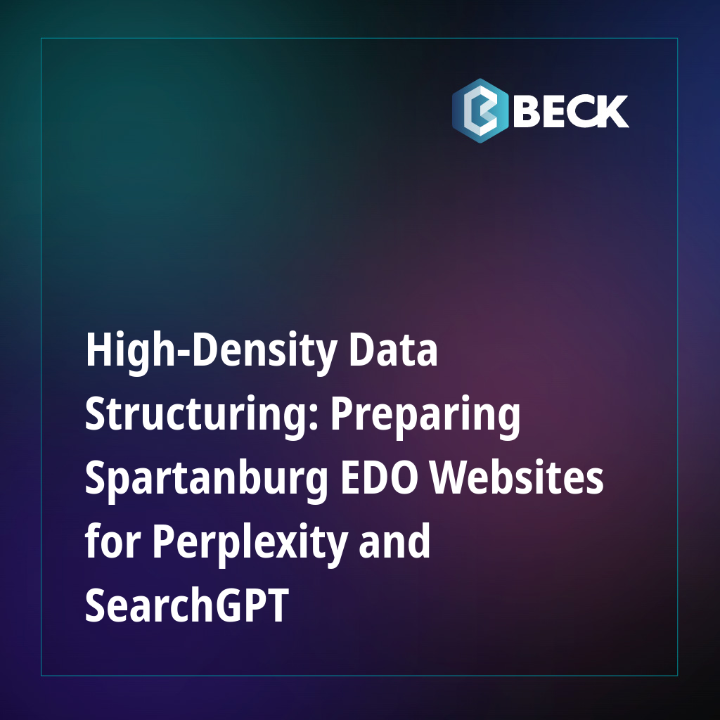 High-Density Data Structuring: Preparing Spartanburg EDO Websites for Perplexity and SearchGPT