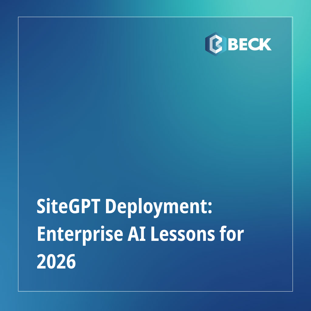 SiteGPT Deployment: Enterprise AI Lessons for 2026