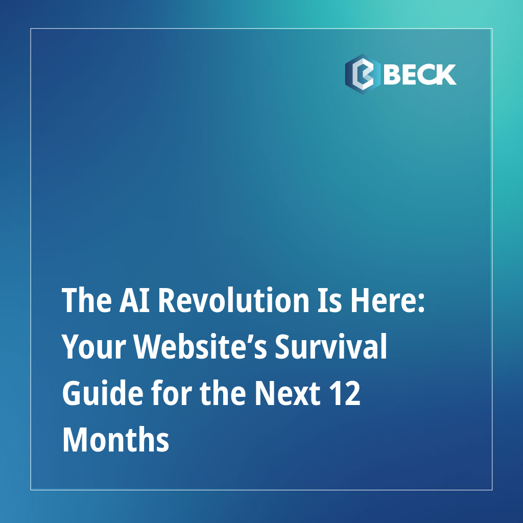 The AI Revolution Is Here: Your Website’s Survival Guide for the Next 12 Months